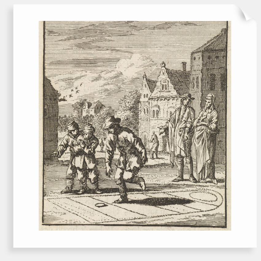 Children playing by Cornelis van der Sys