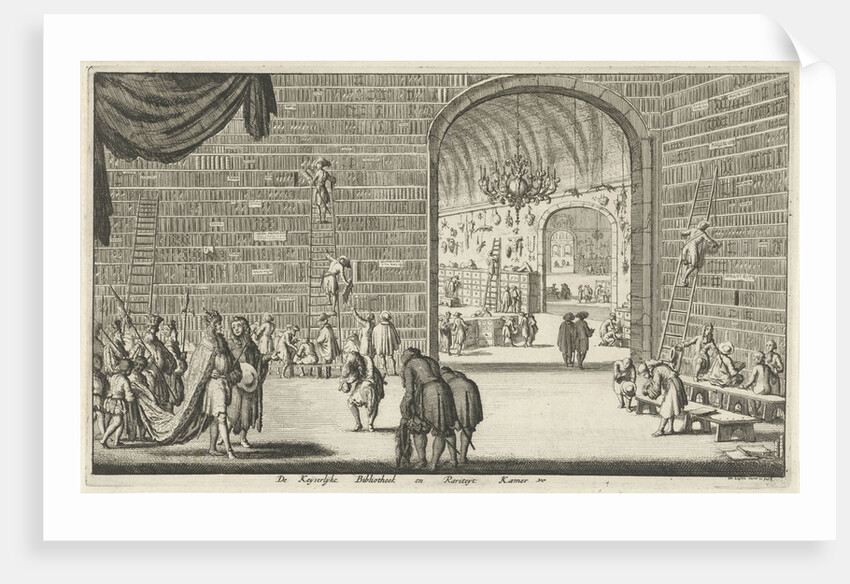 Imperial library and curiosities by Jan Claesz ten Hoorn