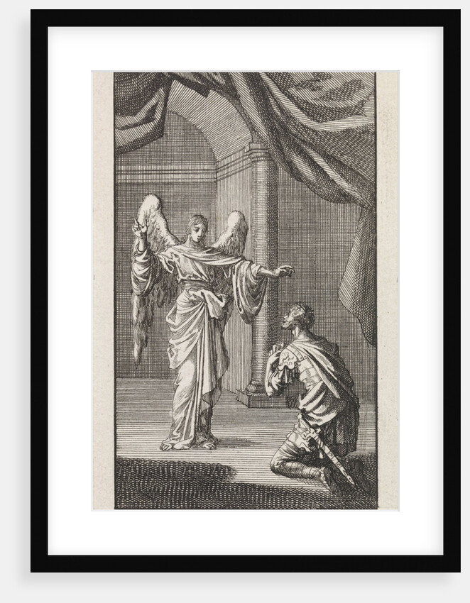 Cornelius kneels before the angel sent to him by Pieter Arentsz & Cornelis van der Sys II