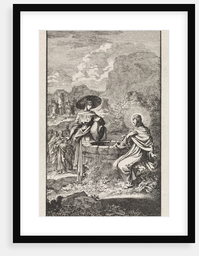 Christ and the Samaritan woman at the well by Pieter Arentsz & Cornelis van der Sys II