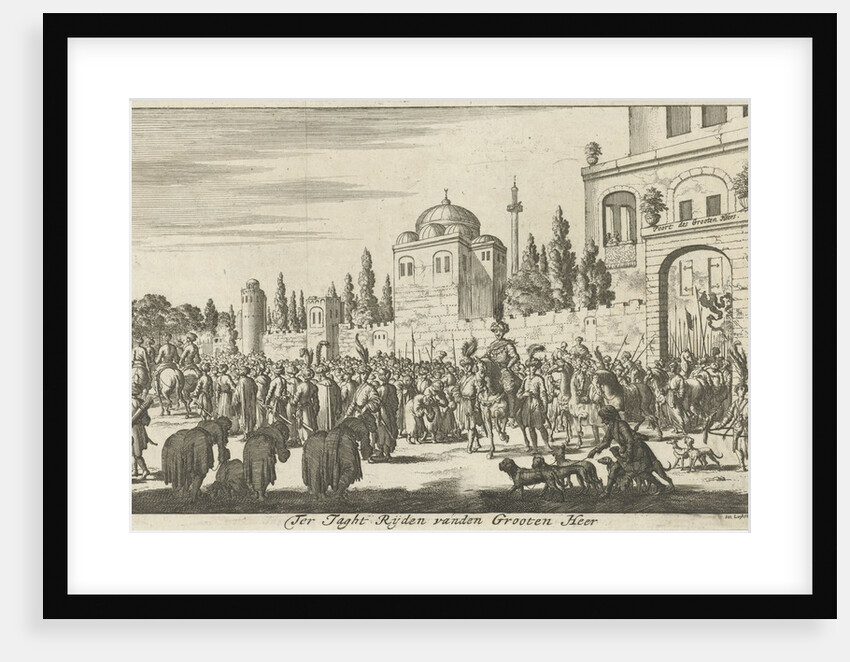 Procession of the sultan to Larisa by Jan Luyken