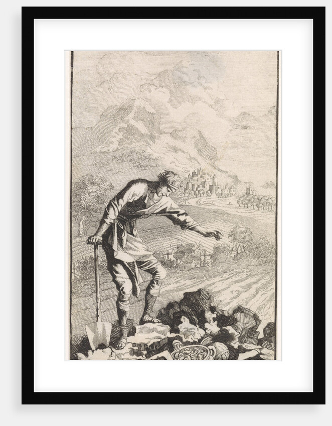 Parable of the treasure in the field by Jan Luyken
