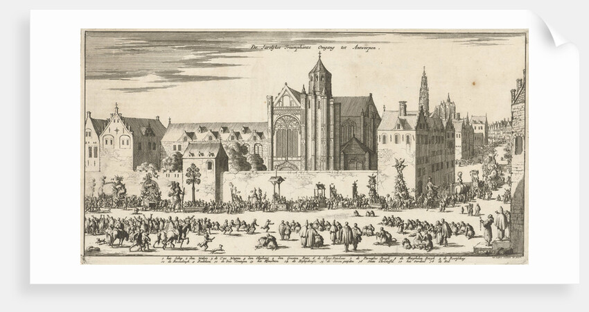 Annual procession in Antwerp by Belgium