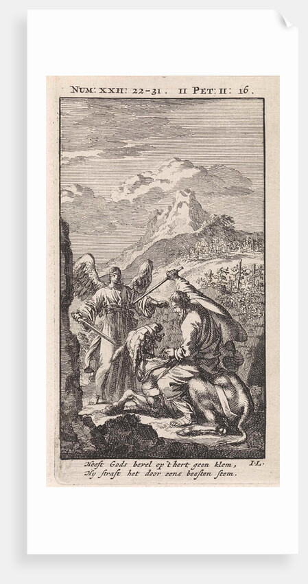 Balaam and his donkey by Jan Luyken