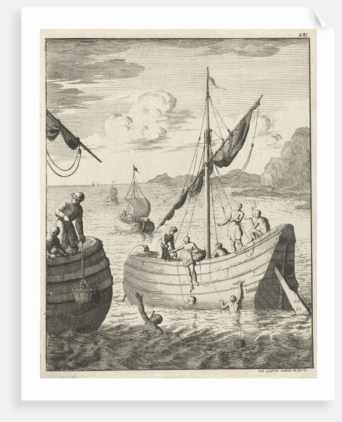 Pearl Fisheries in Persia by Jan Luyken