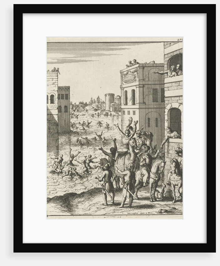 Rejoicing of the people in Cairo, Egypt by Jan Bouman