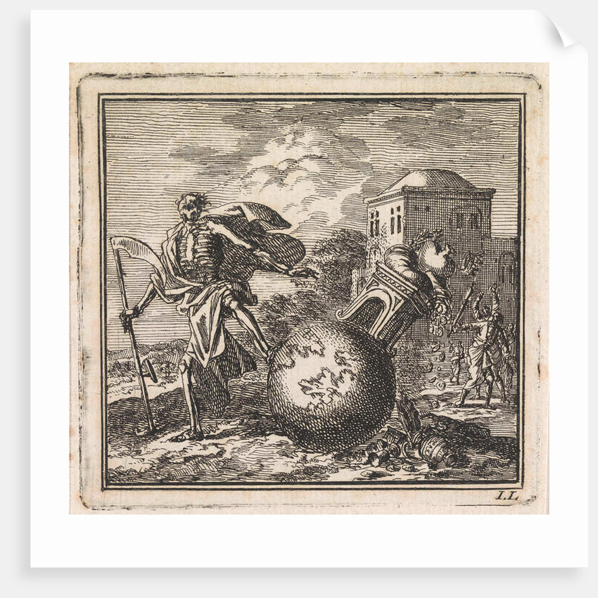 Death kicks the world by Pieter Arentsz & Cornelis van der Sys II