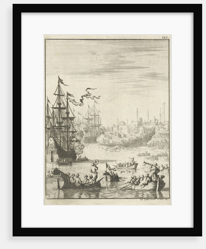 Turkish galley is launched by Jan Luyken