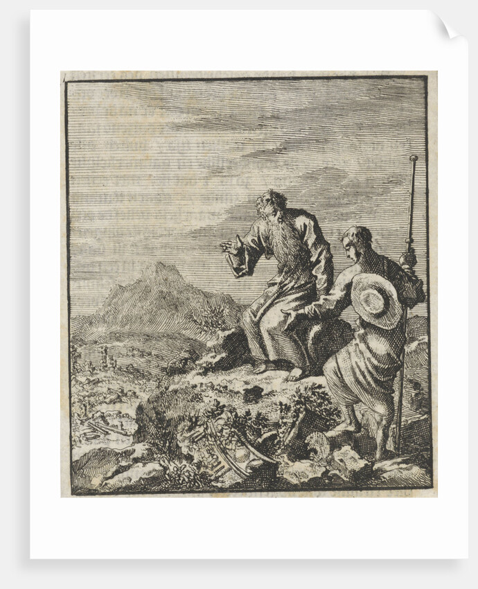 Wandering soul finds Simon Cleophas by Barent Visscher