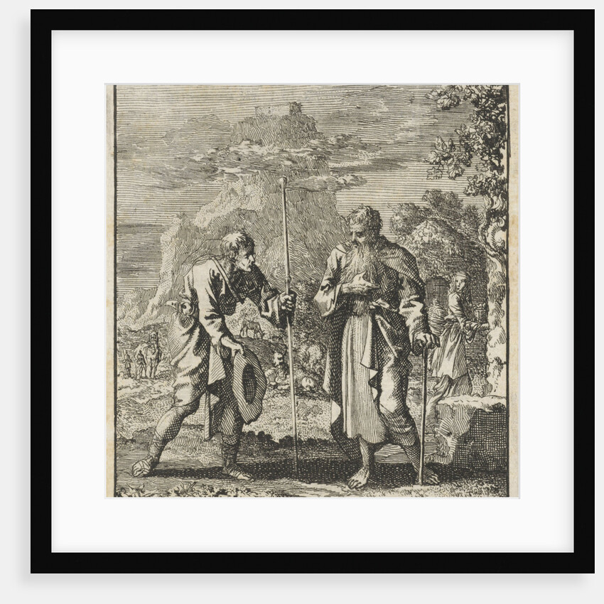 Wandering soul meets Noah by Barent Visscher