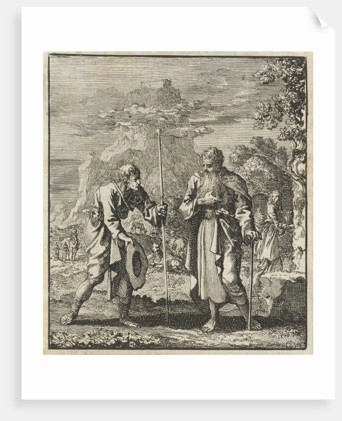 Wandering soul meets Noah by Barent Visscher