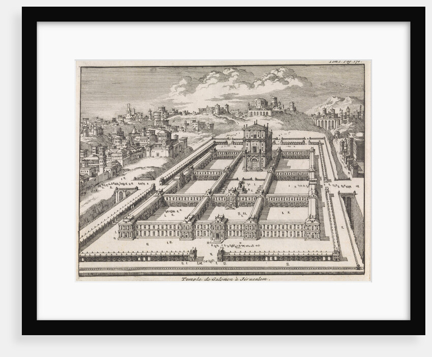 Temple of Solomon in Jerusalem by Pieter Mortier