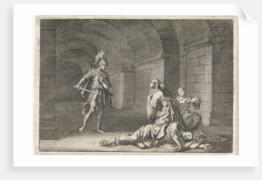 Caesonia and her daughter slain by Lupus by Pieter Mortier