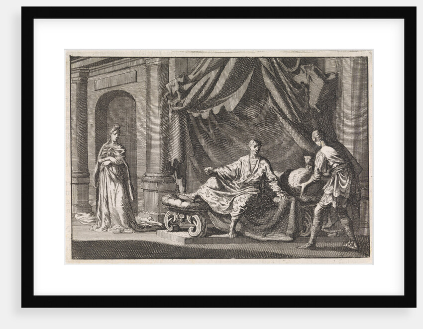 Herod on his couch by Pieter Mortier