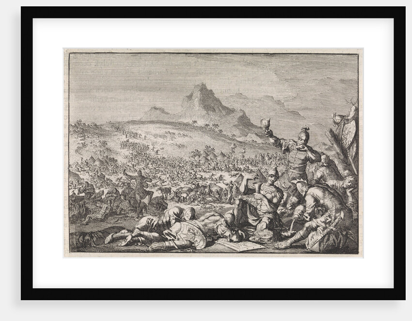 Amalekites robbery by David by Pieter Mortier