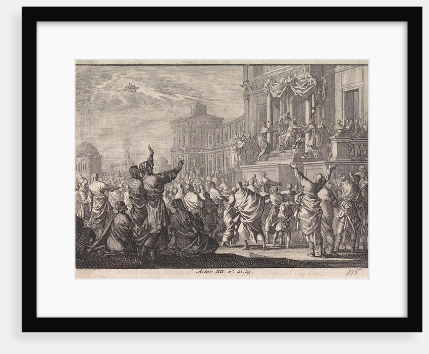 Death of Herod Agrippa by Pieter Mortier