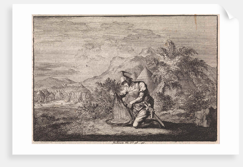 Gideon and the wet sheepskin by Pieter Mortier