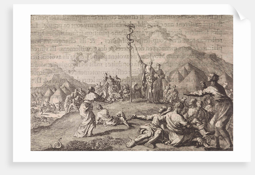 Creation of the brazen serpent by Pieter Mortier