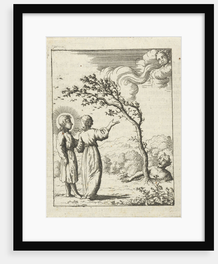 Christ and the soul personified in a storm by Pieter Arentsz II