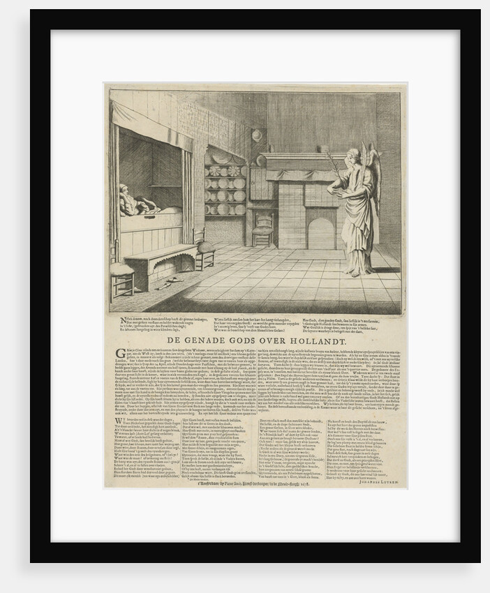 Appearance of an angel to the widow Jill Claes by Jan Luyken