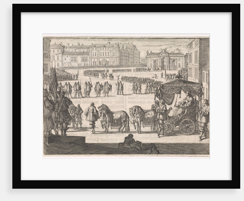 Inauguration of Christina, Queen of Sweden in Stockholm by  Johann David Zunnern