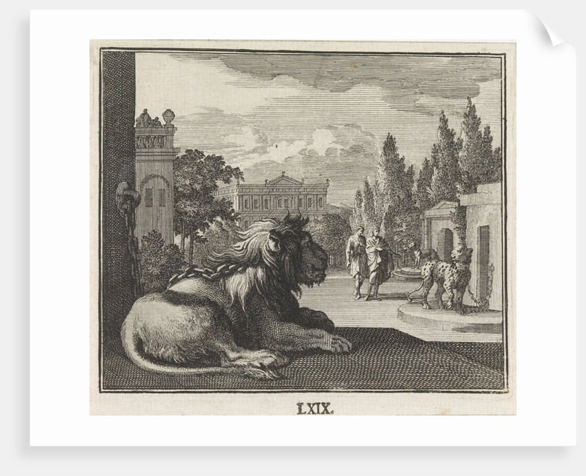 Emblem: wild animals by Christoph Weigel