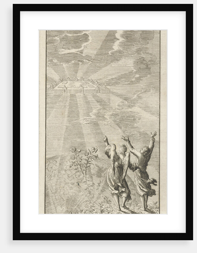 Angel shows John the New Jerusalem by Jan Luyken
