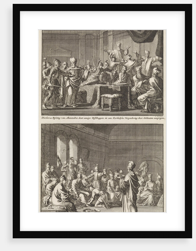 Arrest of some bishops at the order of Bishop Dioscorus of Alexandria and their imprisonment by Barent Visscher
