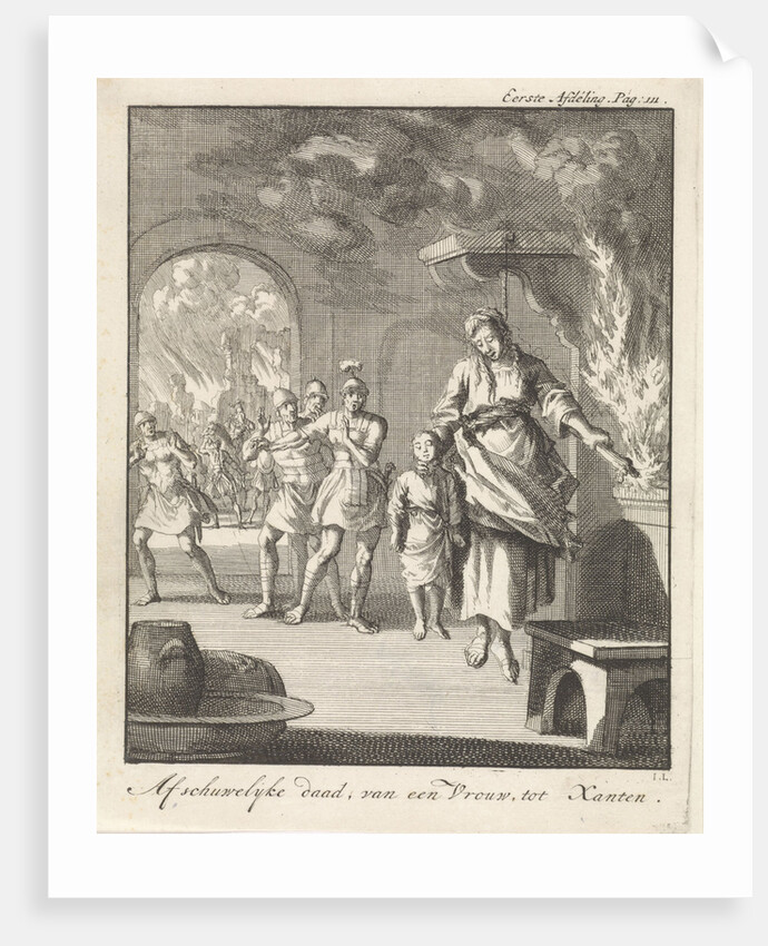 Suicide of a woman in Xanten by Jan Claesz ten Hoorn