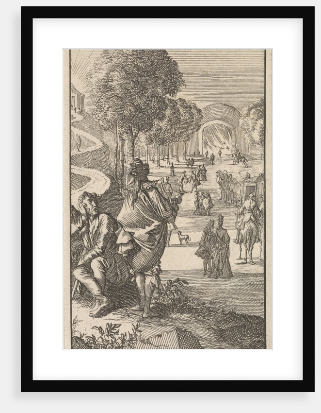 Wide and narrow path by Jan Claesz ten Hoorn