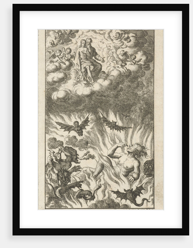 Vision of the rich man in hell by Jan Luyken