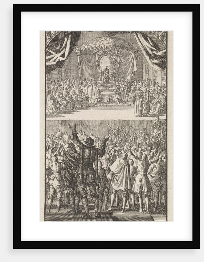 Philip II is crowned as king of Portugal by Engelbrecht Boucquet