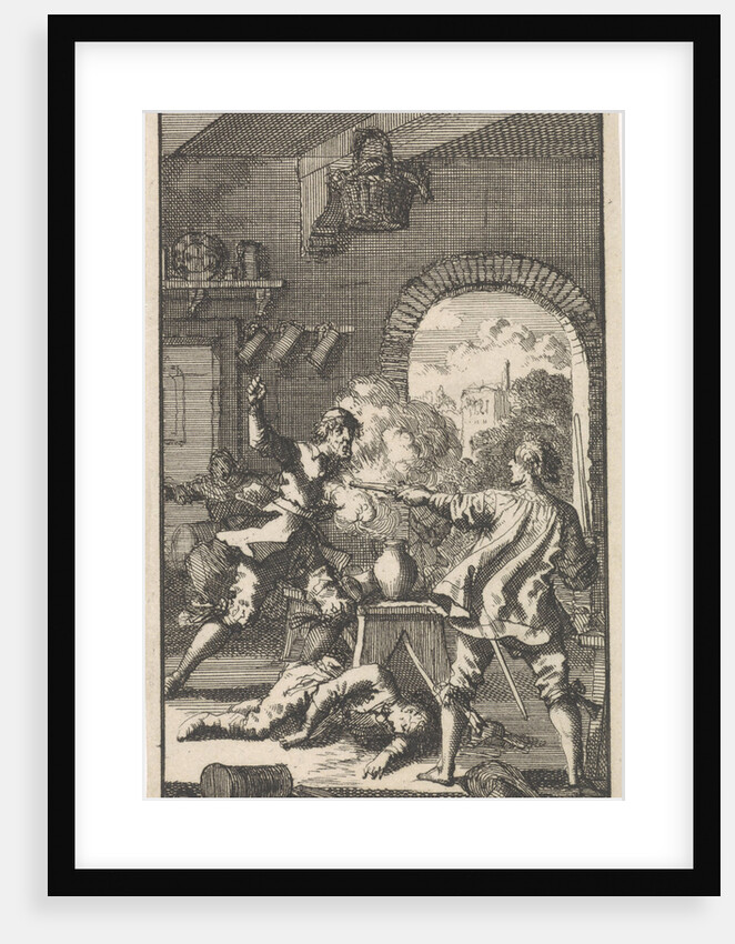 Murder by Cardinal Del Monte, 1560 by Jan Luyken