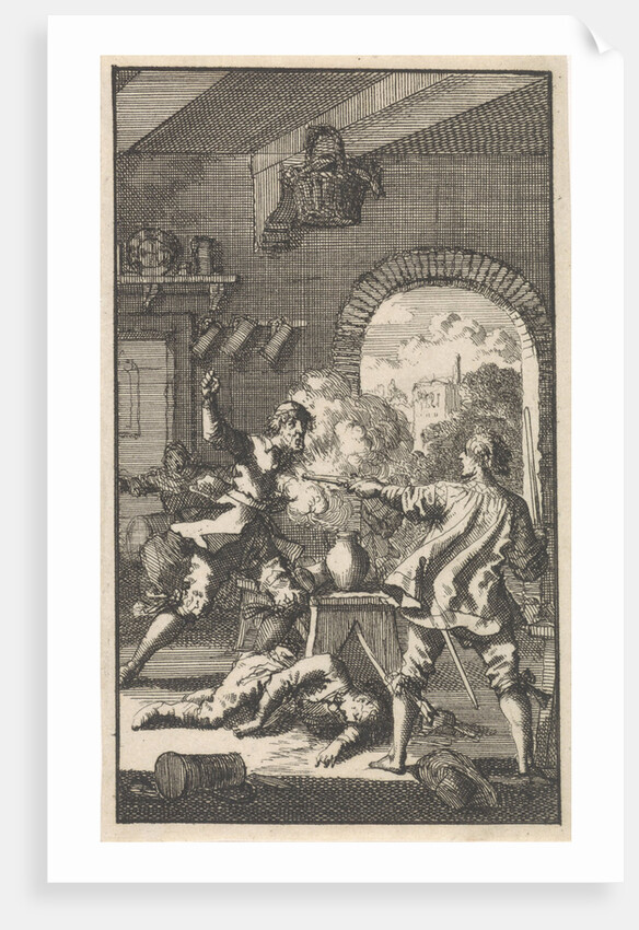 Murder by Cardinal Del Monte, 1560 by Jan Luyken