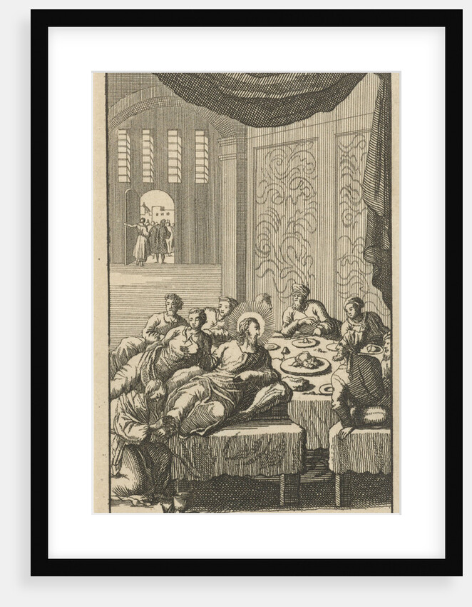 Christ anointed by a sinful woman by Anonymous