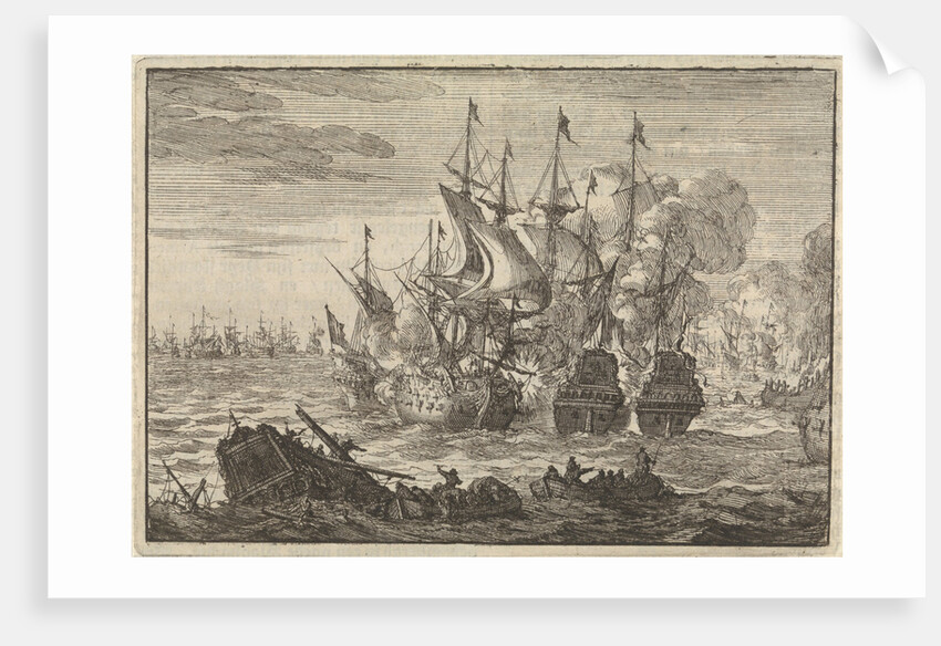 Battle of Beachy Head by Pieter van der Aa I