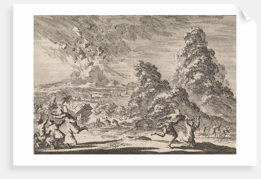 Earthquake in Ambon, Indonesia, 1674 by Pieter van der Aa I