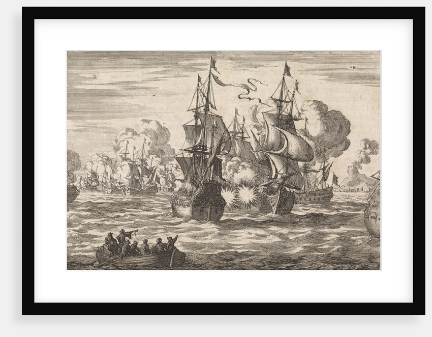 Battle of Messina, 1676 by Pieter van der Aa I