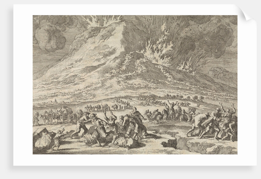 Eruption of Mount Etna by Pieter van der Aa I