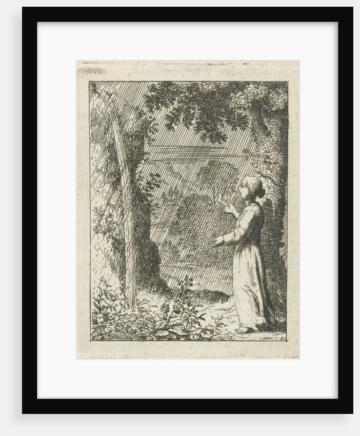 Personified soul beholds the rain by Pieter Arentsz II