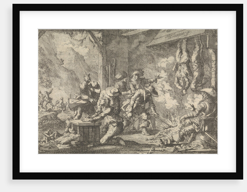 Atrocities of the French in the Principality of Liège Belgium by Pieter van der Aa I