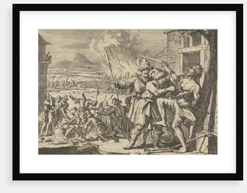 Atrocities against the people of Lower Austria committed by Polish Cossacks in the service of the emperor, 1620 by Pieter van der Aa I