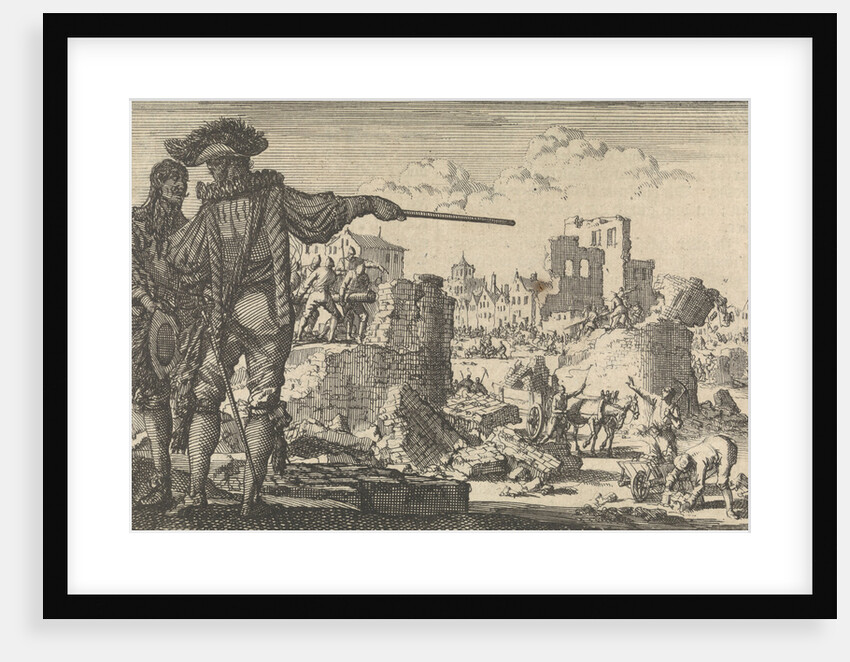 Spinola lets break down the walls of Mülheim, 1614 by Pieter van der Aa I