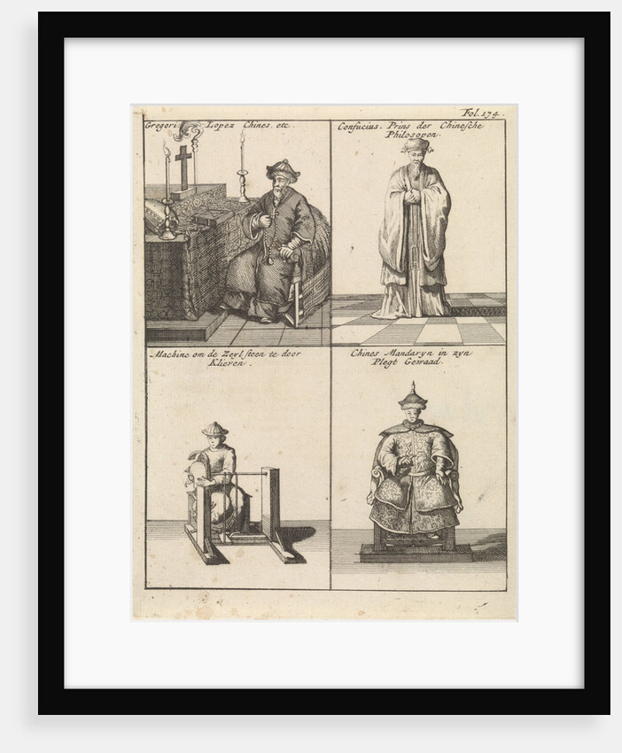 Chinese clergyman, Chinese philosopher, Chinese craftsman, Chinese official by Engelbrecht Boucquet