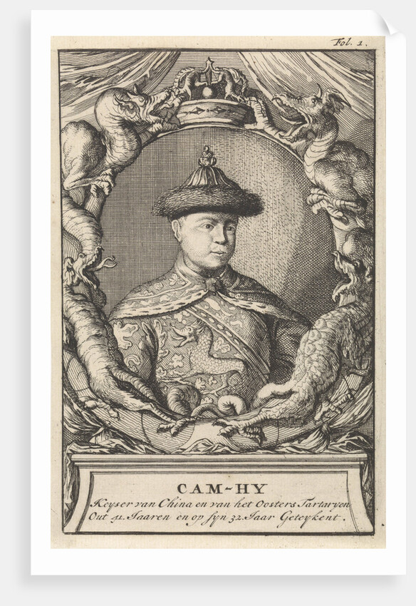 Portrait Kangxi, Emperor of China by Engelbrecht Boucquet