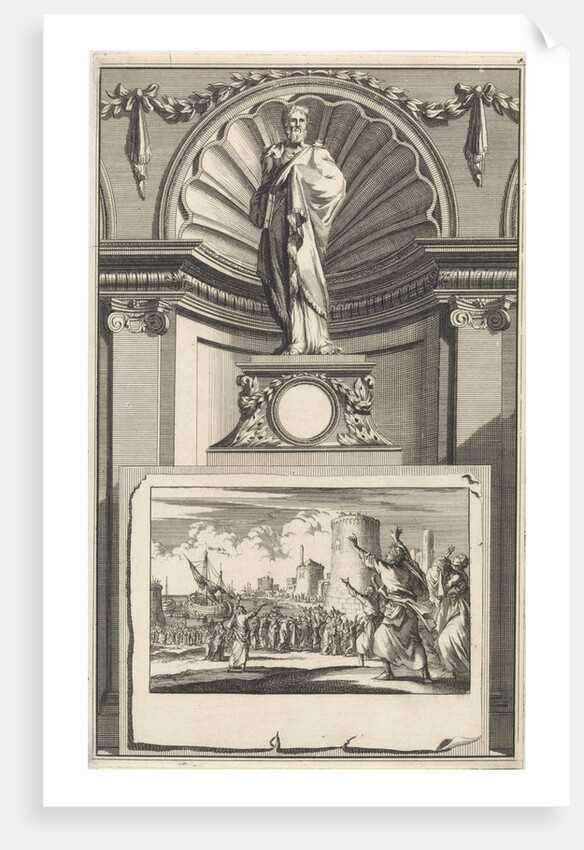 H. Epiphanius of Salamis, church father by Jan Goeree