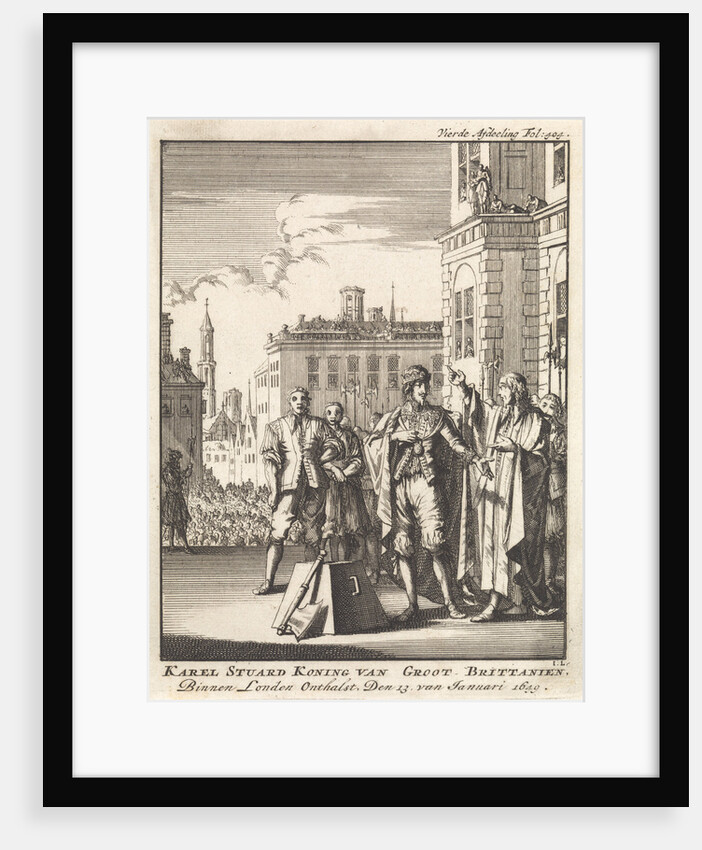 Beheading of Charles I, king of England, London, 1649 by Jan Claesz ten Hoorn