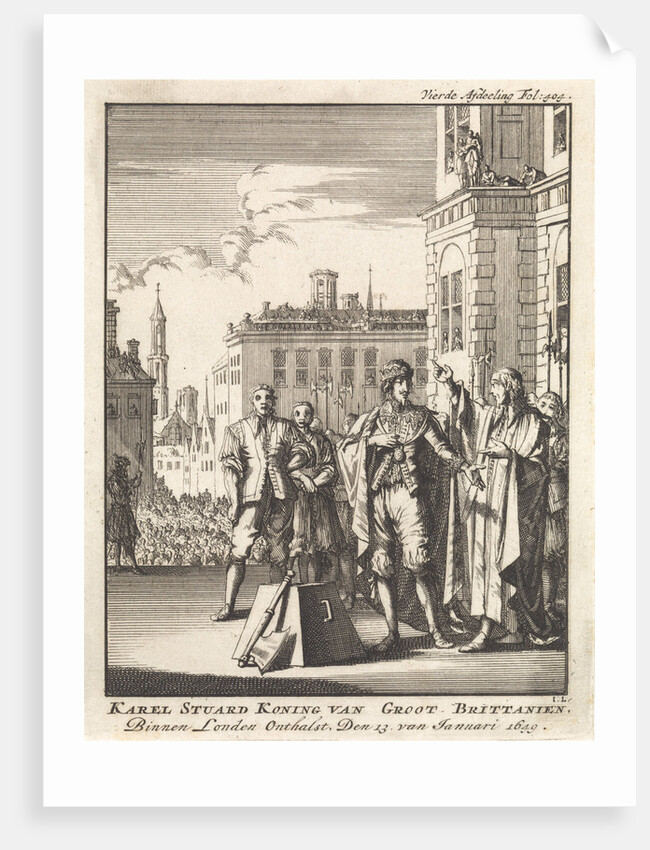 Beheading of Charles I, king of England, London, 1649 by Jan Claesz ten Hoorn