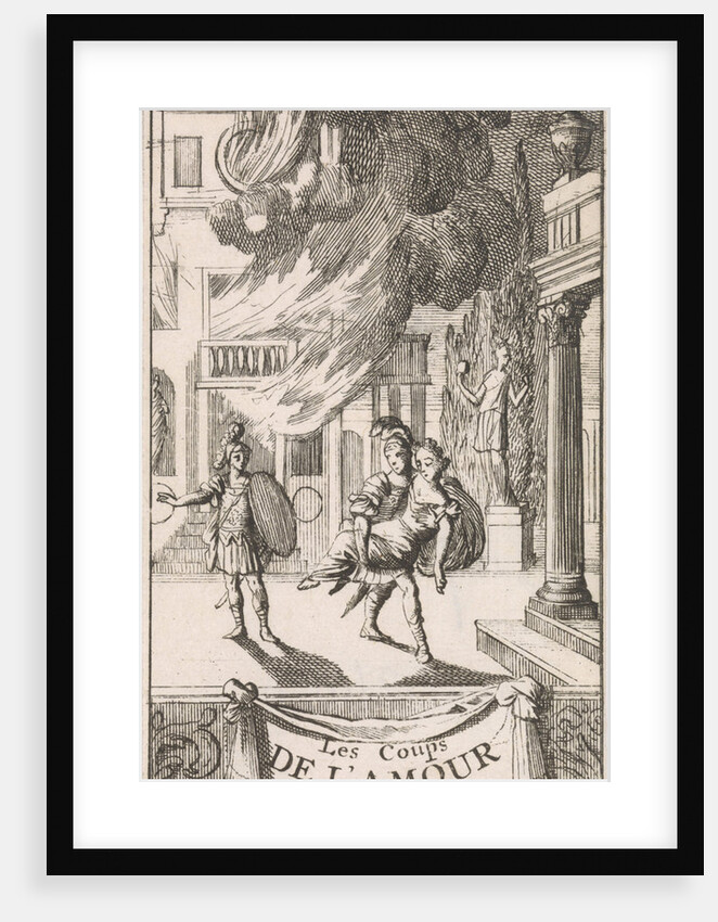 Title page for Les coups de l'Amour et de la Fortune by Antoine Schelte
