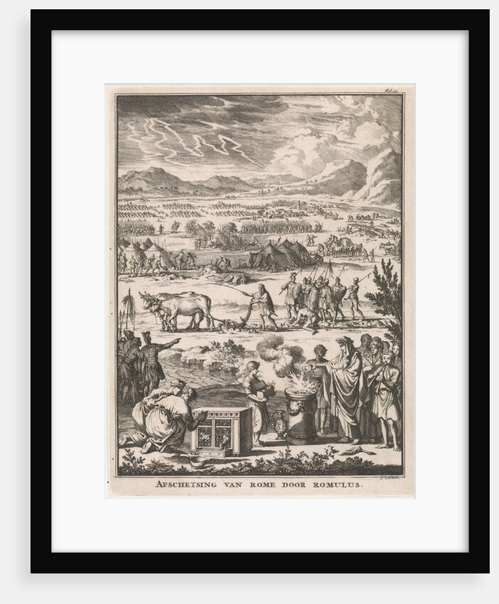 Romulus founding Rome by Willem van de Water